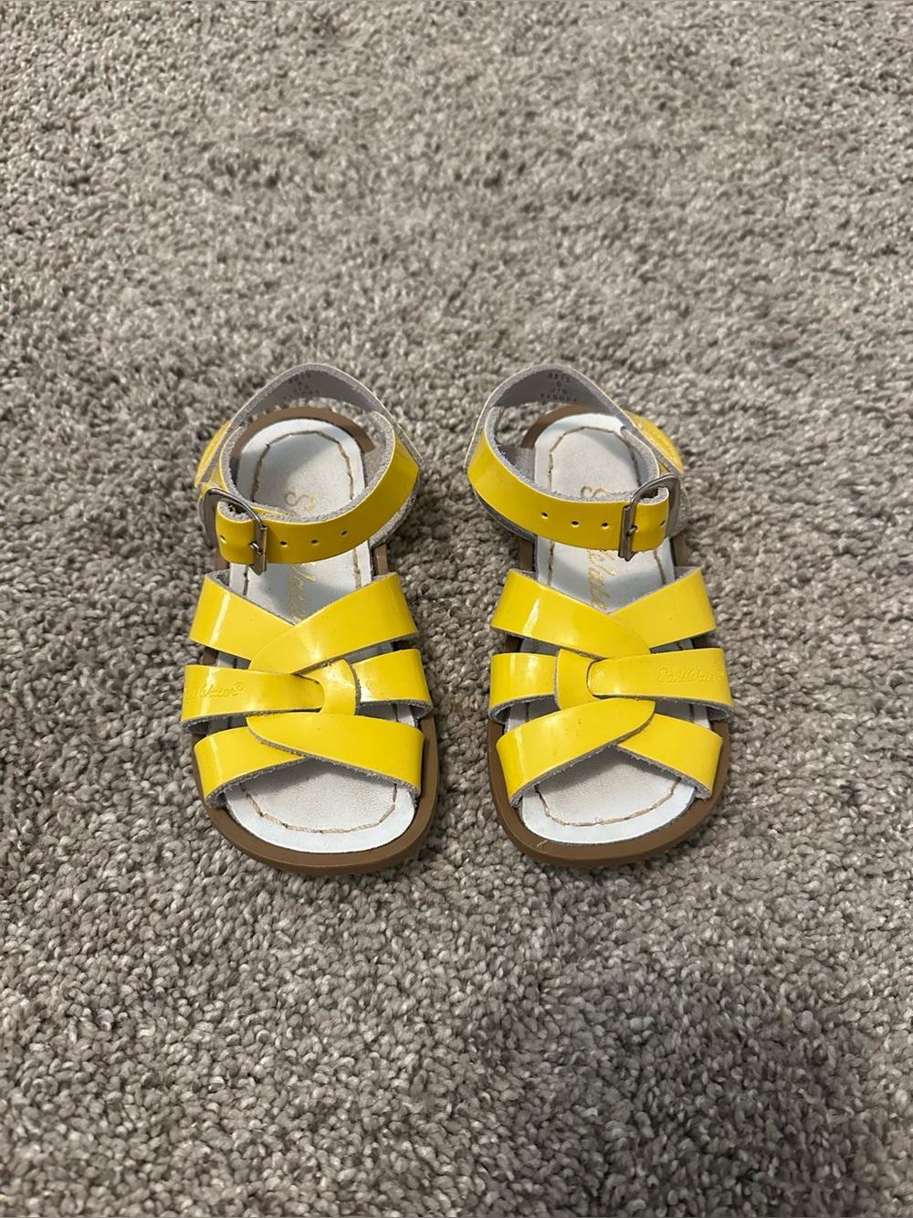 Salt Water Yellow Sandals